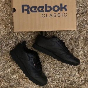 Men's Black Reebok Classics
